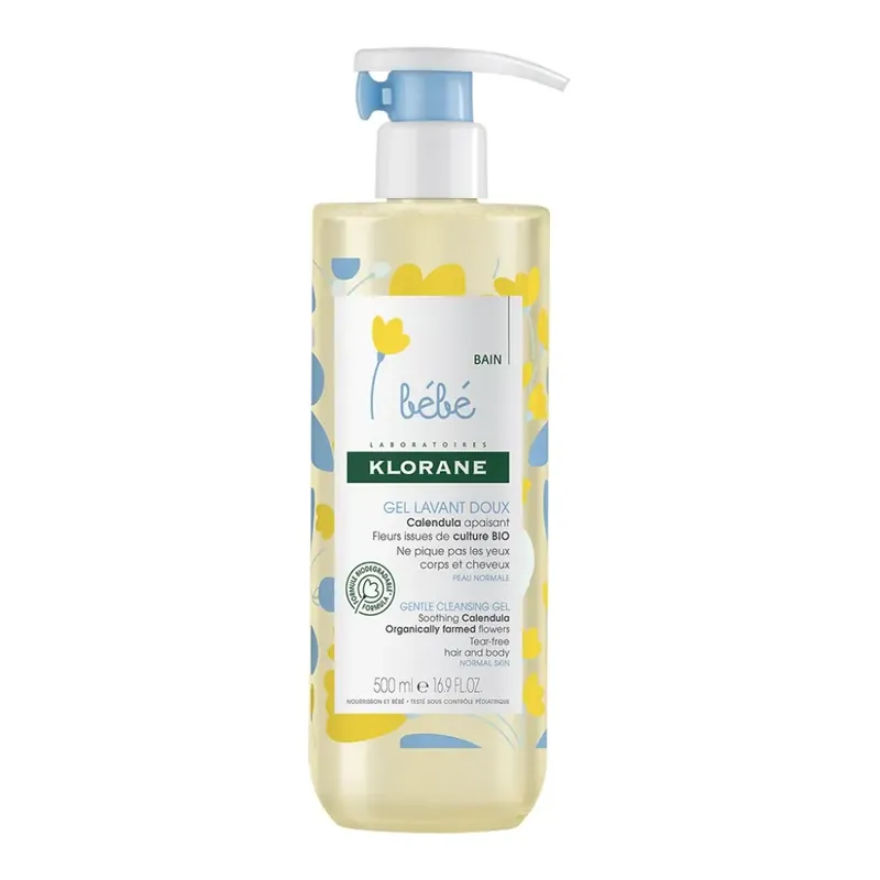 Gel spumant delicat pentru copii corp si par, 500 ml, Klorane Cumpărături sigure
